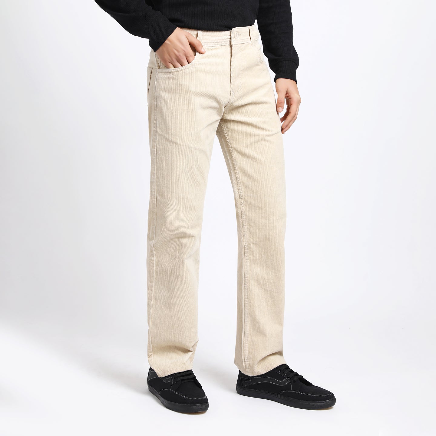 CANNOLI CREAM CORDUROY PANTS 4770-3